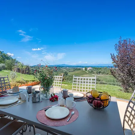 Melaiolo Modern With Pool, Montaione, Toscana Apartment *